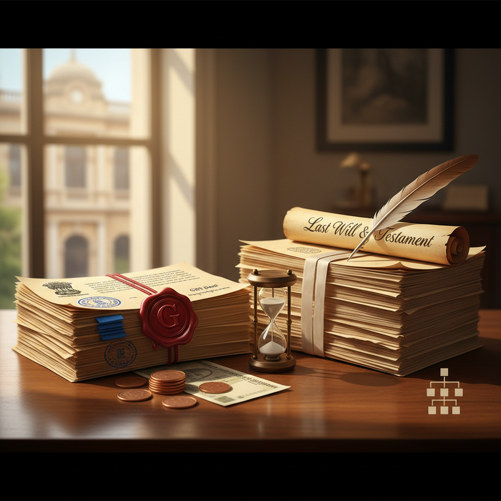 Gift Deed vs. Will: Understanding Property Transfer in India